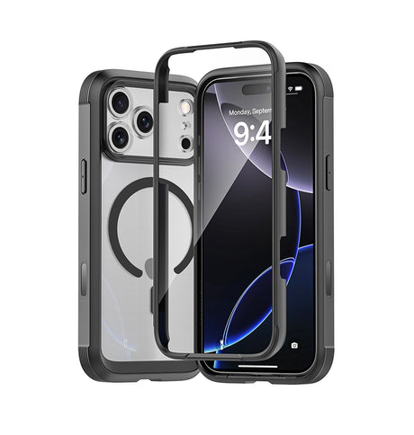 iPhone 17 Pro Max Case – Black | MVR Robust 360 Full Body Rugged Protection, Shockproof Design, Heavy Duty image 3
