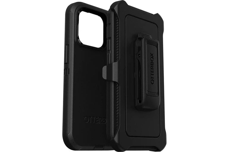 iPhone 13 Pro Case - Black | OtterBox Defender Series, Scratch-Resistant Rugged Protective Back Cover image 1
