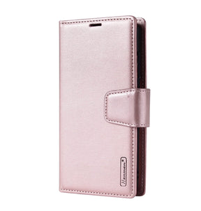 Samsung S26 Plus Leather Case – Rose Gold | Hanman Stylish Magnetic Detachable Cover with Card Holder & Secure Closure image 0