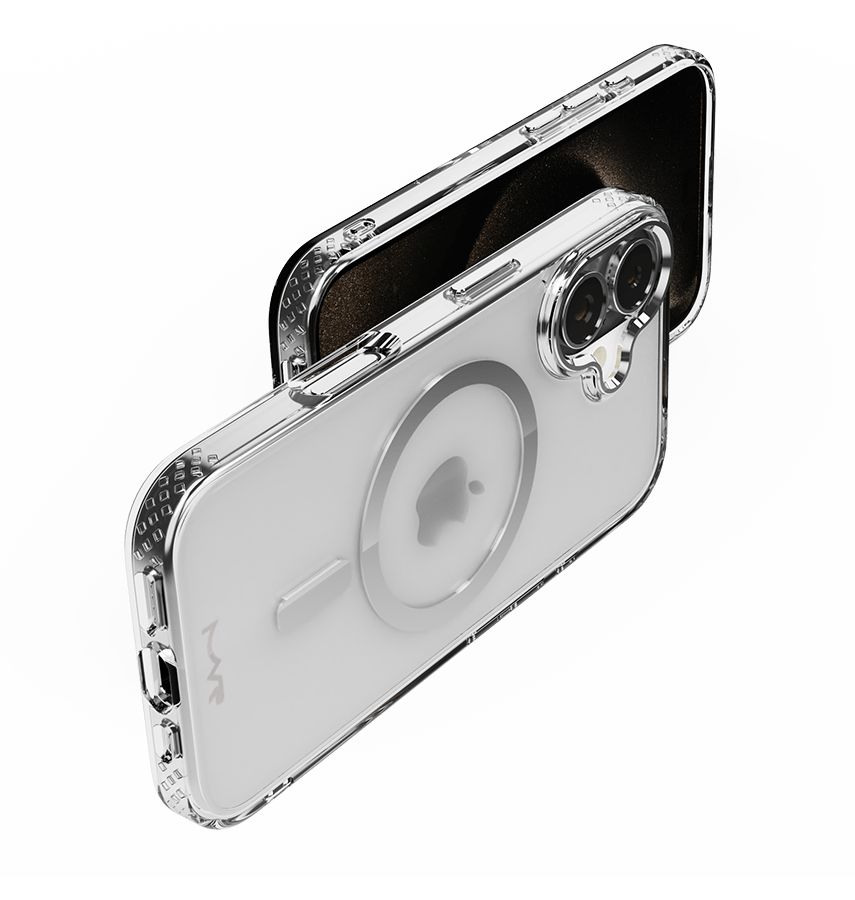 iPhone 16 MVR Impact IMD Case - Silver | MagSafe Compatible, Scratch Resistant Back Cover image 1