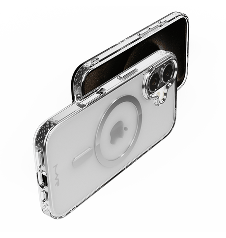 iPhone 16 MVR Impact IMD Case - Silver | MagSafe Compatible, Scratch Resistant Back Cover image 1