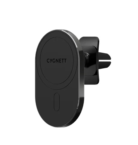Cygnett Wireless Magnetic Car Vent Charger | Fast Charging Mount with Secure Magnetic Hold image 1