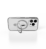 iPhone 16 Pro Max MVR Stellar Stand Case - Silver | Built In Adjustable Kickstand Back Cover image 3
