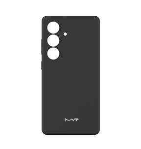 Samsung S25 Plus Liquid Silicone Case - Black | MVR Soft-Touch Slim Protective Cover with Shock Absorption image 0