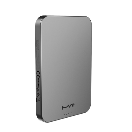 Slim Snap 2.0 5000mAh MagSafe MVR Power Bank - Black | Wireless Qi Charging Compact Design image 8