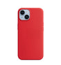 iPhone 14 Plus Silicone Case – Red | Goospery Mercury Premium Matte Finish with Shock-Absorbent Bumpers & Anti-Slip Grip image 0