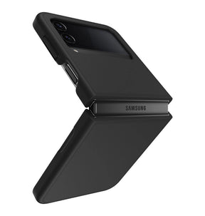 Samsung Z Flip 4 Case - Black | Otterbox Thin Flex Series, Wireless Charging Compatible Back Cover image 0