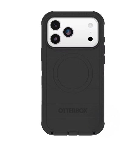 iPhone 17 Pro Max MagSafe Case – Black | OtterBox Defender Rugged Protection, Drop Resistant, MagSafe Compatible image 0