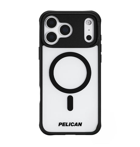 iPhone 17 Pro Max Case – Clear/Black Frosted | Pelican Ranger MagSafe Cover with Rugged Drop Protection & Stylish Finish image 0