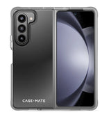 Samsung Z Fold 5 Case – Clear | Case-Mate Tough Plus Cover with Antimicrobial Protection & Durable Design image 0