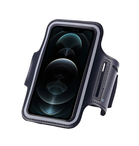 Waterproof Running Armband - Black (Size L) | Water Resistant, Adjustable Band image 0