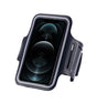 Waterproof Running Armband - Black (Size L) | Water Resistant, Adjustable Band image 0