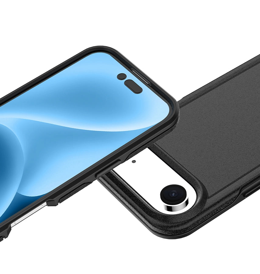 iPhone 17 Air Armour Matte Case – Black | MVR Strong Grip, Military-Grade Protection, Slim Matte Finish image 3