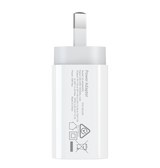MVR 30W Wall Adapter - White | USB - C Ports, SUPPORTS PD 3.0 & QC 3.0 image 2