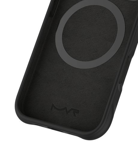 iPhone 16 Pro Max MVR Wave Silicone Case - Black | MagSafe Compatible Protective Cover image 1
