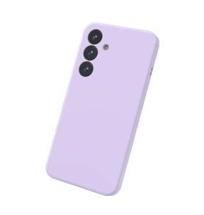 Samsung S25 Liquid Silicone Case - Lavender | MVR Soft-Touch Slim Protective Cover with Shock Absorption image 0
