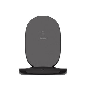 Belkin BoostCharge Wireless Charging Stand 15W – Black | Fast Wireless Charger with Sleek Design & Stable Stand image 0