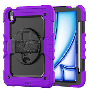 Apple iPad Mini (6th/7th Gen) Case - Purple | Survivor Rugged Case with Hand Strap, Shockproof & Scratch - Resistant Protective Cover image 0