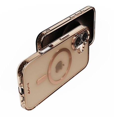 iPhone 16 MVR Impact IMD Case - Rose Gold | MagSafe Compatible, Scratch Resistant Back Cover image 1