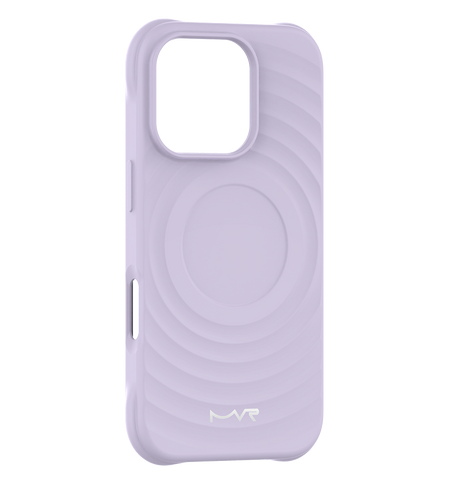 iPhone 16 Pro Max MVR Wave Silicone Case - Lavender | MagSafe Compatible Protective Cover image 0