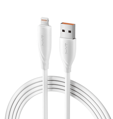 MVR Lightning Cable - White | 1m USB A To Type C, 2.4A Fast Charging image 0