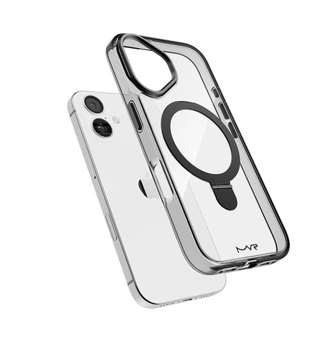 iPhone 17 Pro Max Case – Smokey Black | MVR Stellar Stand Kickstand Function, Slim Protection, MagSafe Compatible image 1