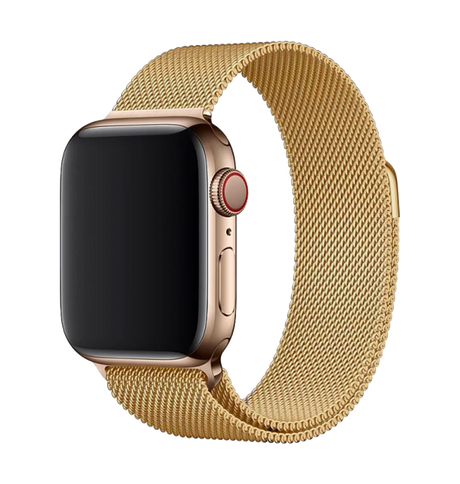 Apple Watch 38/40/41mm Milanese Metal Band – Gold | Magnetic Clasp, Comfort Fit image 0