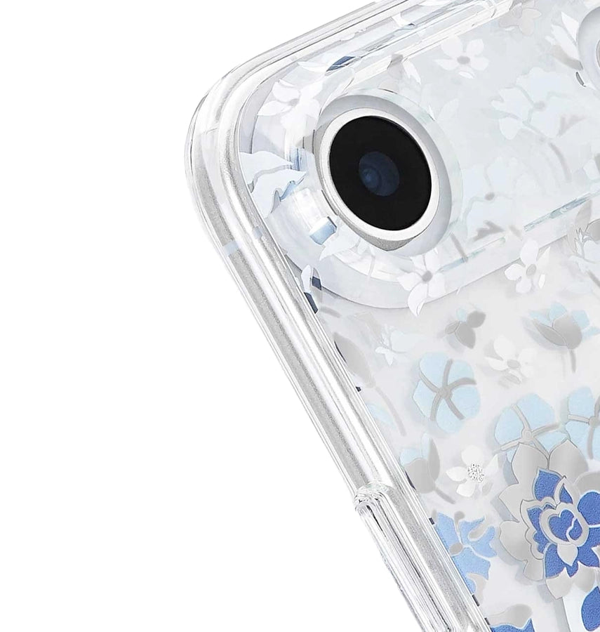 iPhone 17 Air Flowerbed Blue MagSafe Case – Clear/Blue | Kate Spade  Protective Cover with Stylish, Slim & Durable Design image 2