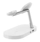DC-3W MVR 4 in 1 Portable Multi-Device Wireless Charger - White image 1