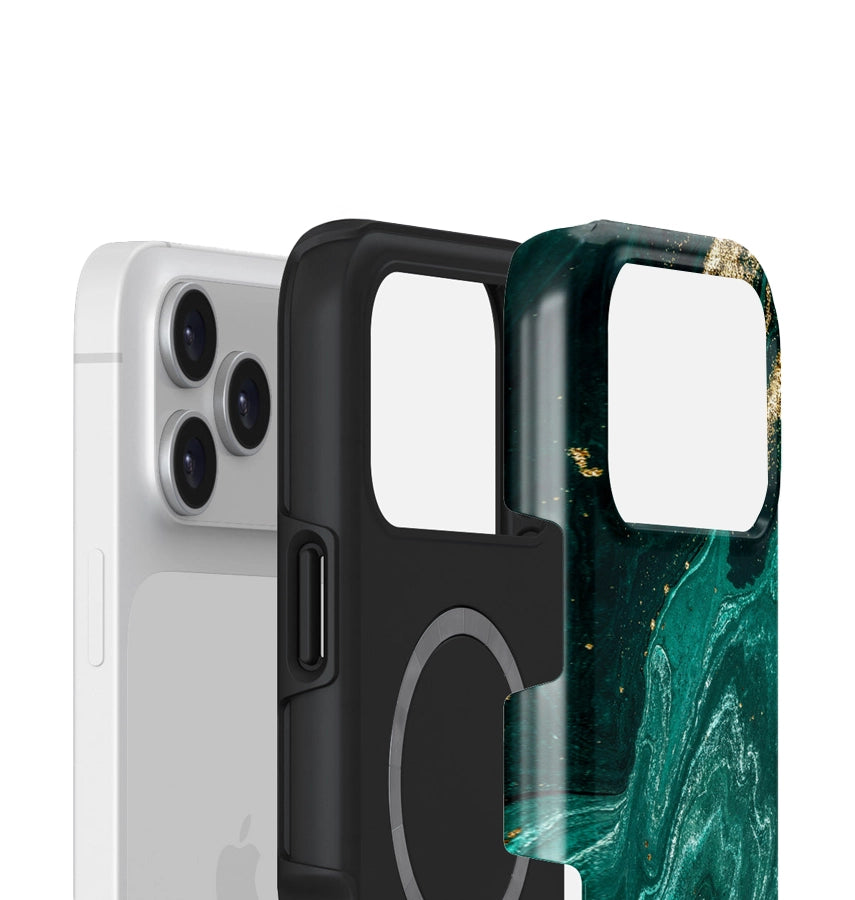 iPhone 17 Pro Max  Tough MagSafe Case – Emerald Pool | Burga Slim, Stylish & Durable Protective Cover image 2