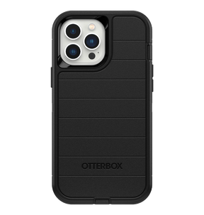 iPhone 13 Pro Max Case – Black | Otterbox Defender Series, Rugged Shockproof Back Cover image 0