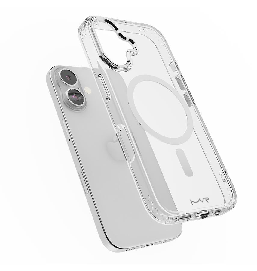 iPhone 16 MVR Impact IMD Case - Silver | MagSafe Compatible, Scratch Resistant Back Cover image 3