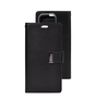 iPhone 15 Pro Max Wallet Case – Premium Black | Goospery Mercury Rich Diary PU Leather with Card Holder & Front Cash Pocket image 0