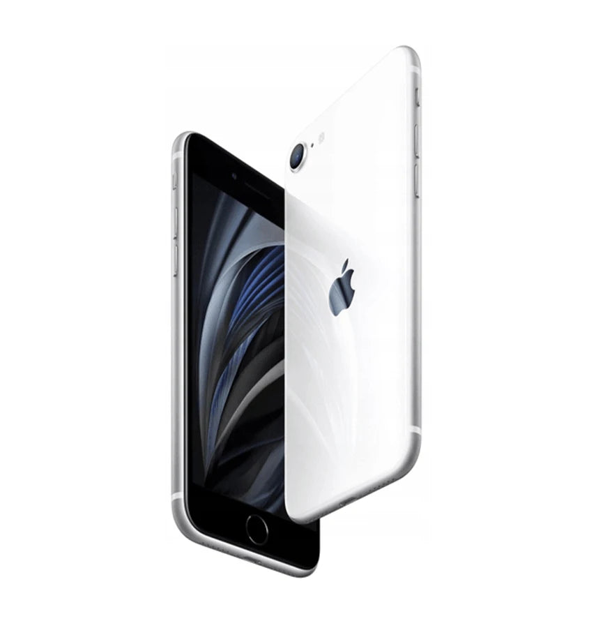 iPhone SE (2nd Gen, 2020) – Silver | Apple 1-Year Warranty Included, 128GB Refurbished image 0