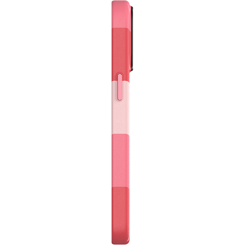 iPhone 15 Pro MVR Stripe Vibe Cover - Sakura Pink | Soft Touch Protective Cover image 2