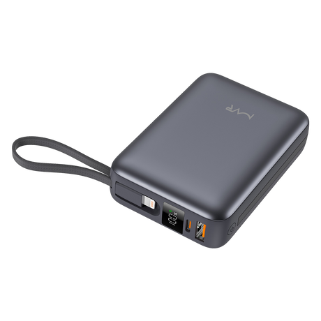 Rapid-20x Ultrafast 20000mAh MVR Power Bank - Grey | High Capacity Portable Charging image 3
