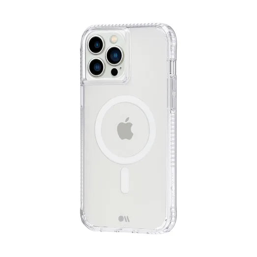 iPhone 13 Pro Tough Plus MagSafe Antimicrobial Case – Clear | Case-Mate Heavy-Duty Protection, Drop Resistant, Wireless Charging Compatible image 1