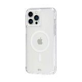 iPhone 13 Pro Tough Plus MagSafe Antimicrobial Case – Clear | Case-Mate Heavy-Duty Protection, Drop Resistant, Wireless Charging Compatible image 1