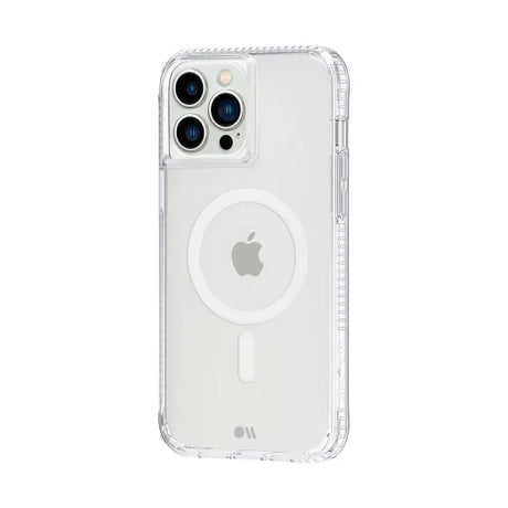 iPhone 13 Pro Tough Plus MagSafe Antimicrobial Case – Clear | Case-Mate Heavy-Duty Protection, Drop Resistant, Wireless Charging Compatible image 1