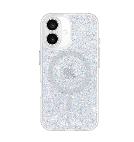 iPhone 16 Magsafe Case – Disco | Case-Mate Twinkle Ombre Antimicrobial, Drop Protection, Wireless Charging Compatible image 0