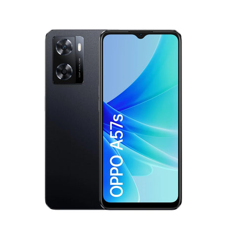 OPPO A57s Dual-SIM 128GB ROM + 4GB | 5000mAh Long Lasting Battery Smartphone - Starry Black image 0