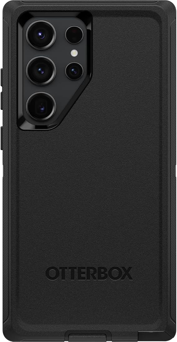 Samsung Galaxy S23 Ultra OtterBox Defender Back Cover Case - Black image 1