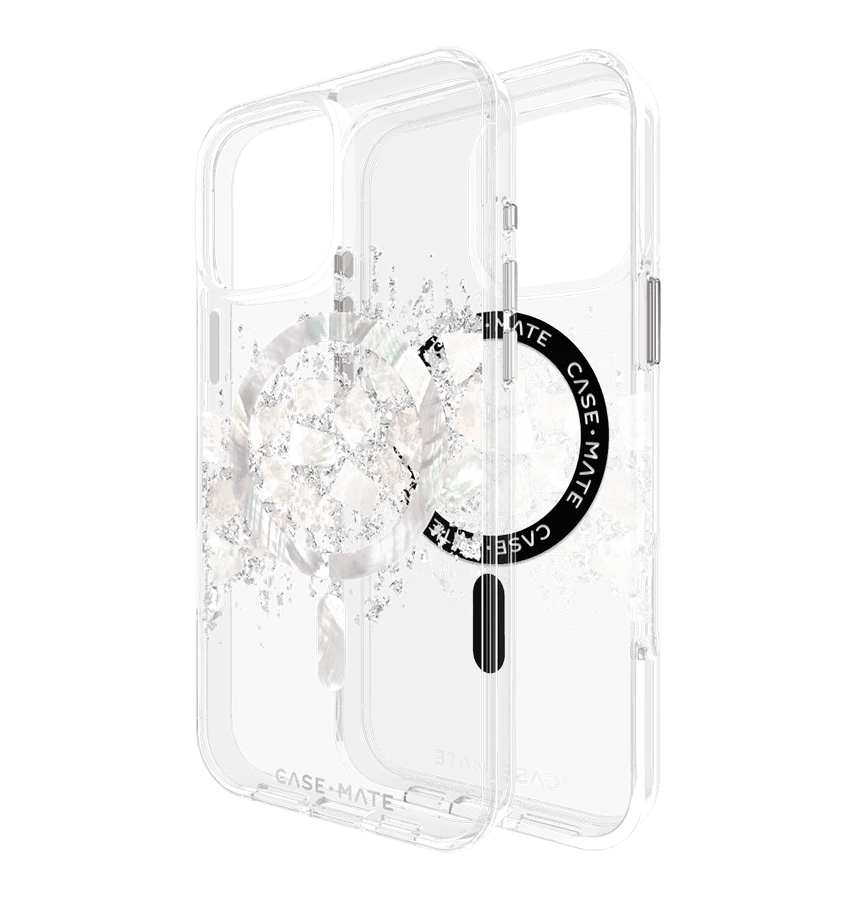 iPhone 16 Pro Max Case-Mate Karat MagSafe Case - Pearl - Accent Back Cover | Elegant &amp; Durable Protection image 0
