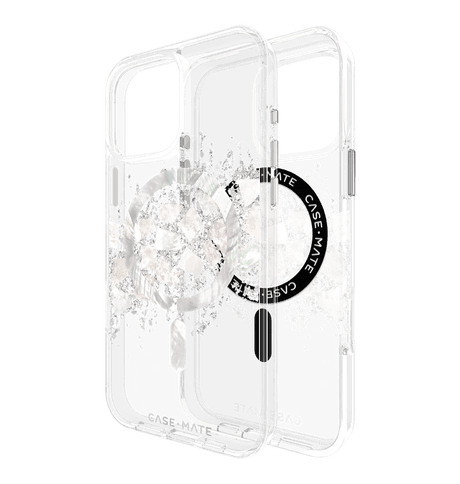 iPhone 16 Pro Max Case-Mate Karat MagSafe Case - Pearl - Accent Back Cover | Elegant &amp; Durable Protection image 0