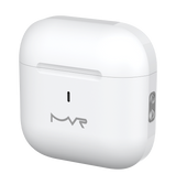 MVR Robin Mini Wireless TWS Earbuds – White | Bluetooth 5.3, 24H Playtime & Touch Controls image 7