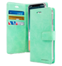 iPhone 16 Plus Wallet Case – Mint | Goospery Mercury Bluemoon Premium Leather Flip Cover image 0