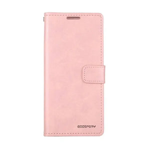 iPhone XS Max Detachable Diary Case – Rose Gold | Goospery Mercury BlueMoon - Card Holder & Magnetic Closure image 0