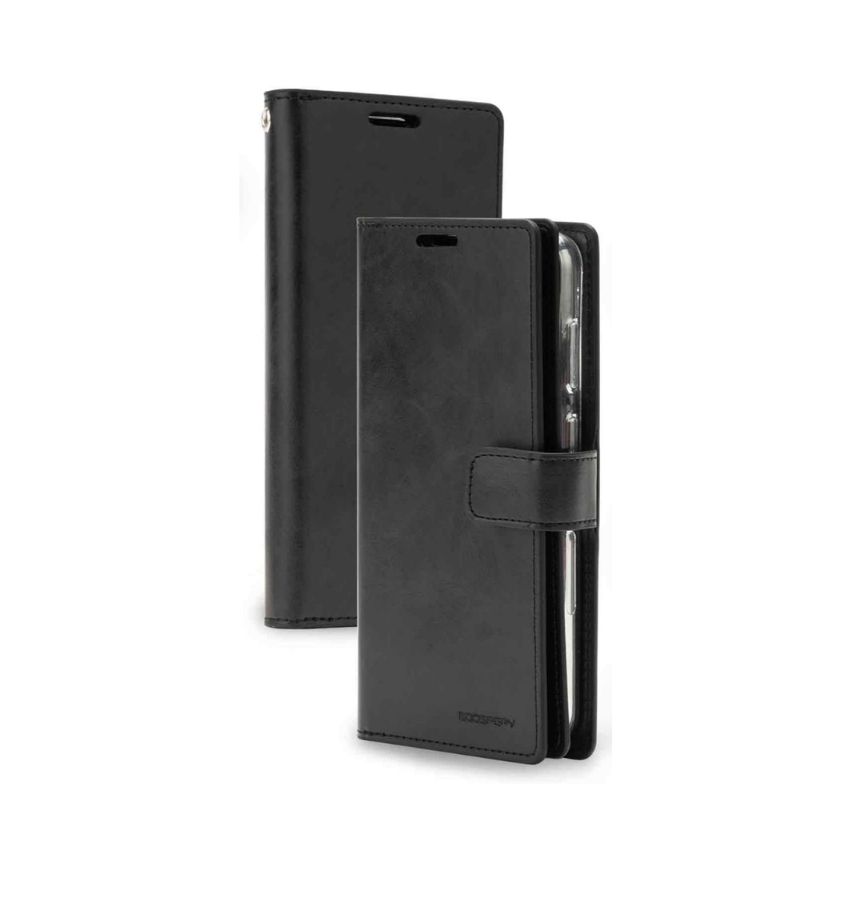 Samsung Galaxy S23 Plus Mercury Bluemoon Diary Wallet Flip Case - Black | Shockproof Protective Back Cover image 0