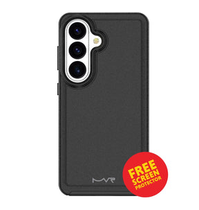 Samsung S26 Plus Armour Matte Case – Black | MVR Protective Cover with Strong Grip & Durable Finish image 0
