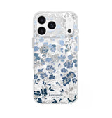 iPhone 17 Pro Max MagSafe Case – Clear/Blue | Kate Spade Floral Stylish Floral Design, Slim Fit, MagSafe Compatible image 0